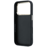 Guess iPhone 17 Pro/iPhone 18 Pro Deksel 4G Resin Logo Svart