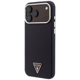 Guess iPhone 17 Pro Max/iPhone 18 Pro Max Deksel Kevlar Triangle Logo Burgundy