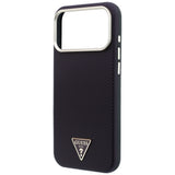 Guess iPhone 17 Pro Max/iPhone 18 Pro Max Deksel Kevlar Triangle Logo Burgundy
