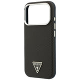 Guess iPhone 17 Pro/iPhone 18 Pro-deksel Kevlar Triangle-logo Brun