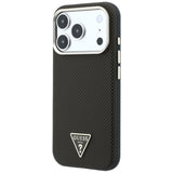 Guess iPhone 17 Pro Max/iPhone 18 Pro Max Deksel Kevlar Triangle Logo Brun