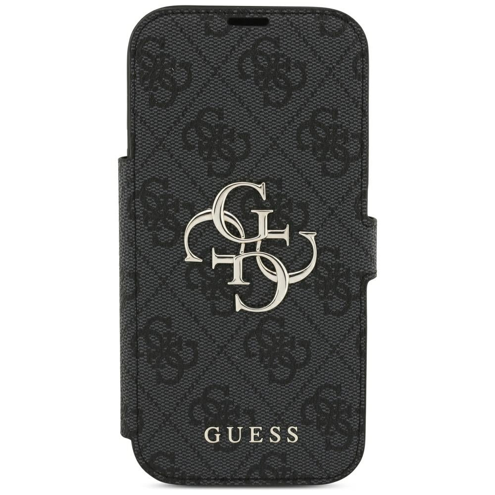 Guess iPhone 17 Pro/iPhone 18 Pro Etui Book 4G Metal Logo Svart
