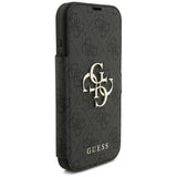 Guess iPhone 17 Pro/iPhone 18 Pro Etui Book 4G Metal Logo Svart