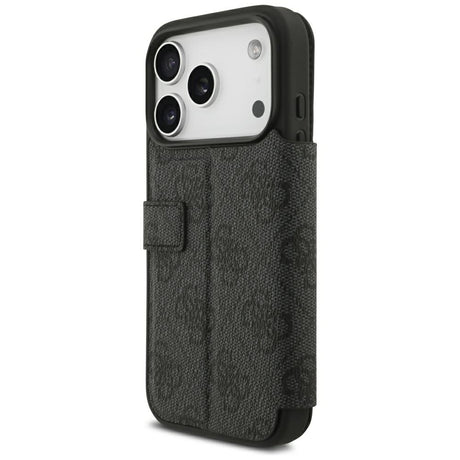Guess iPhone 17 Pro/iPhone 18 Pro Etui Book 4G Metal Logo Svart