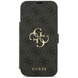 Guess iPhone 17 Pro Max/iPhone 18 Pro Max Etui Book 4G Metal Logo Svart