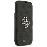 Guess iPhone 17 Pro Max/iPhone 18 Pro Max Etui Book 4G Metal Logo Svart