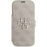 Guess iPhone 17 Pro/iPhone 18 Pro Etui Book 4G Metal Logo Rosa