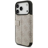Guess iPhone 17 Pro/iPhone 18 Pro Etui Book 4G Metal Logo Rosa