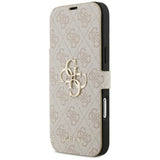 Guess iPhone 17 Pro Max/iPhone 18 Pro Max Etui Book 4G Metal Logo Rosa