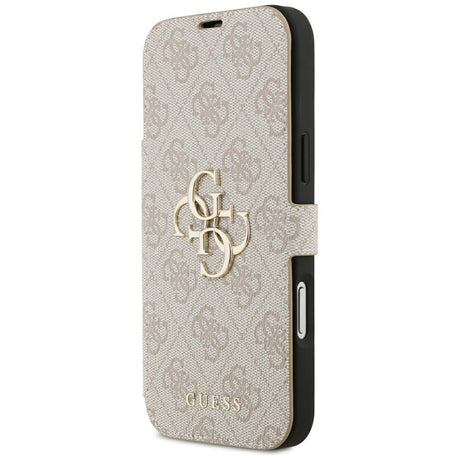 Guess iPhone 17 Pro Max/iPhone 18 Pro Max Etui Book 4G Metal Logo Rosa