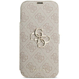 Guess iPhone 17 Pro Max/iPhone 18 Pro Max Etui Book 4G Metal Logo Rosa