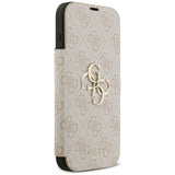 Guess iPhone 17 Pro Max/iPhone 18 Pro Max Etui Book 4G Metal Logo Rosa