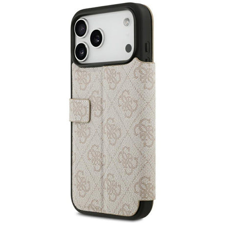 Guess iPhone 17 Pro Max/iPhone 18 Pro Max Etui Book 4G Metal Logo Rosa