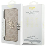 Guess iPhone 17 Pro Max/iPhone 18 Pro Max Etui Book 4G Metal Logo Rosa
