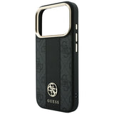 Guess iPhone 17 Pro/iPhone 18 Pro Deksel 4G Stripe Classic Logos Svart