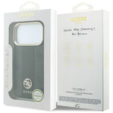 Guess iPhone 17 Pro/iPhone 18 Pro Deksel 4G Stripe Classic Logos Svart