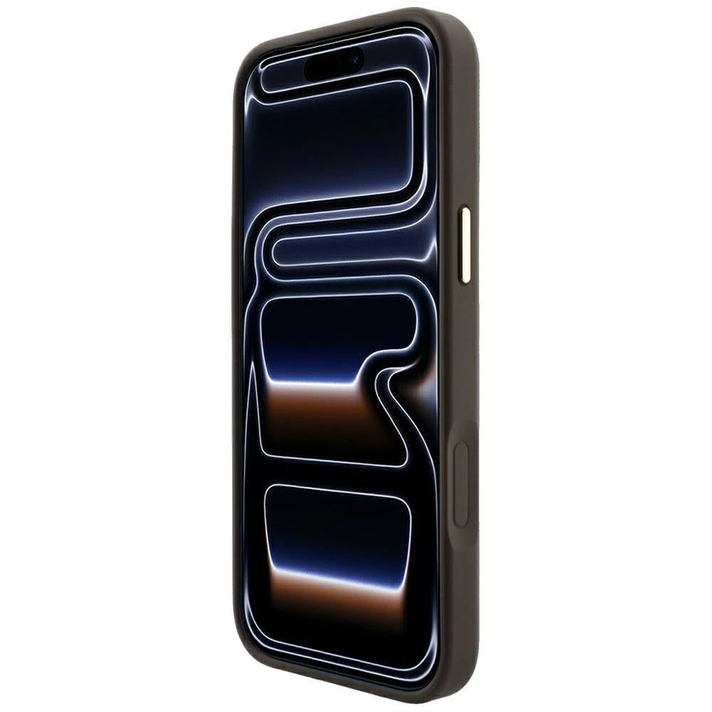 Guess iPhone 17 Pro/iPhone 18 Pro Deksel 4G Stripe Classic Logos Brun