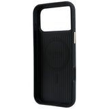 Guess iPhone 17 Pro/iPhone 18 Pro Deksel Perforated 4G Gold Logo Svart