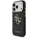 Guess iPhone 17 Pro/iPhone 18 Pro Deksel 4G Classic Logo Svart
