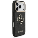 Guess iPhone 17 Pro/iPhone 18 Pro Deksel 4G Classic Logo Svart