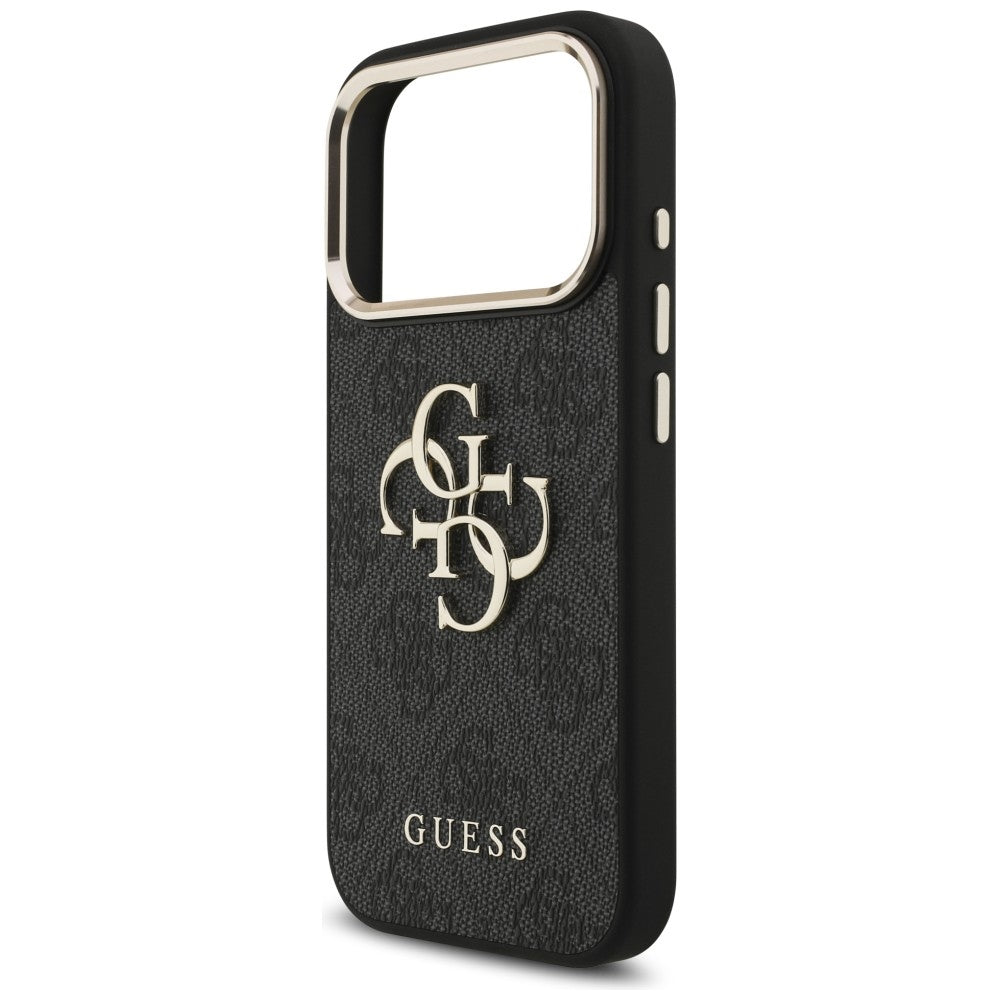 Guess iPhone 17 Pro/iPhone 18 Pro Deksel 4G Classic Logo Svart