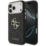 Guess iPhone 17 Pro Max/iPhone 18 Pro Max Deksel 4G Classic Logo Svart