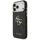 Guess iPhone 17 Pro Max/iPhone 18 Pro Max Deksel 4G Classic Logo Svart