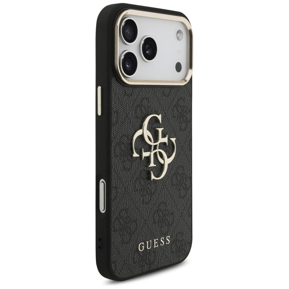 Guess iPhone 17 Pro Max/iPhone 18 Pro Max Deksel 4G Classic Logo Svart