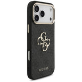 Guess iPhone 17 Pro Max/iPhone 18 Pro Max Deksel 4G Classic Logo Svart