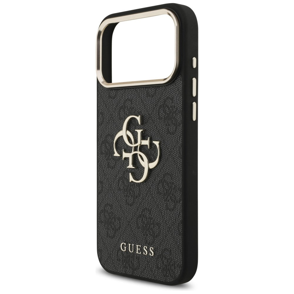 Guess iPhone 17 Pro Max/iPhone 18 Pro Max Deksel 4G Classic Logo Svart