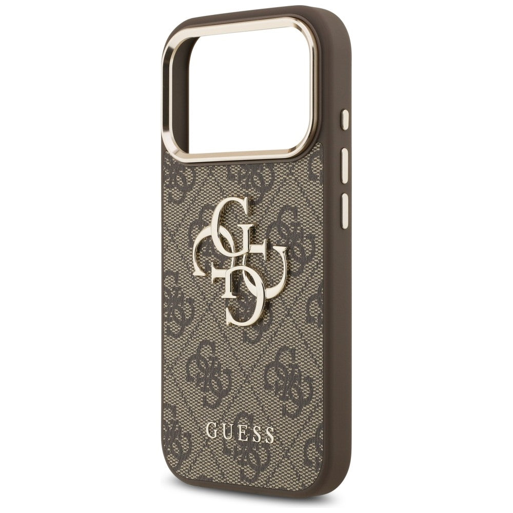 Guess iPhone 17 Pro/iPhone 18 Pro Deksel 4G Classic Logo Brun