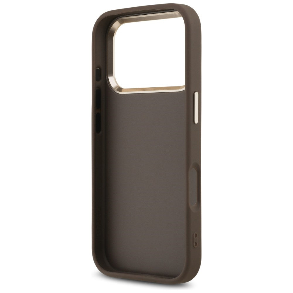 Guess iPhone 17 Pro/iPhone 18 Pro Deksel 4G Classic Logo Brun