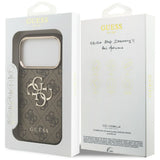 Guess iPhone 17 Pro/iPhone 18 Pro Deksel 4G Classic Logo Brun