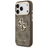Guess iPhone 17 Pro Max/iPhone 18 Pro Max Deksel 4G Classic Logo Brun