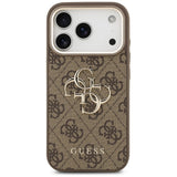 Guess iPhone 17 Pro Max/iPhone 18 Pro Max Deksel 4G Classic Logo Brun