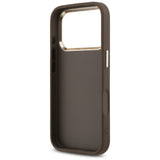 Guess iPhone 17 Pro Max/iPhone 18 Pro Max Deksel 4G Classic Logo Brun