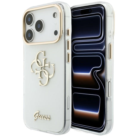 Guess Deksel iPhone 17 Pro Max/iPhone 18 Pro Max 4G Script Hvit