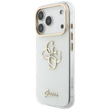 Guess Deksel iPhone 17 Pro Max/iPhone 18 Pro Max 4G Script Hvit