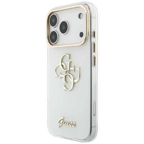 Guess Deksel iPhone 17 Pro Max/iPhone 18 Pro Max 4G Script Hvit