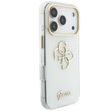 Guess Deksel iPhone 17 Pro Max/iPhone 18 Pro Max 4G Script Hvit