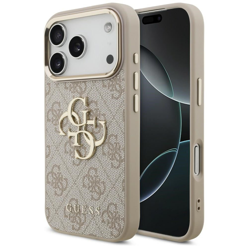 Guess iPhone 17 Pro/iPhone 18 Pro Deksel 4G Classic Logo Rosa