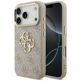 Guess iPhone 17 Pro/iPhone 18 Pro Deksel 4G Classic Logo Rosa