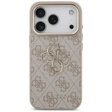 Guess iPhone 17 Pro/iPhone 18 Pro Deksel 4G Classic Logo Rosa