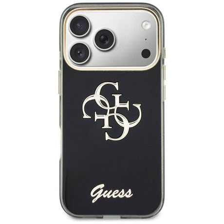 Guess iPhone 17 Pro Max/iPhone 18 Pro Max Deksel 4G Script Svart