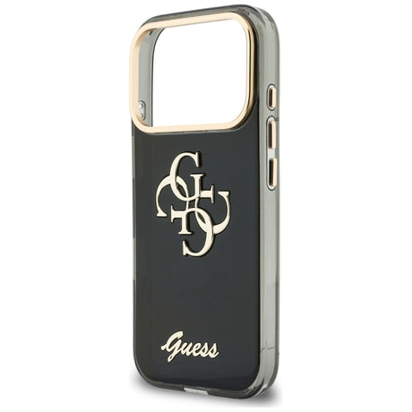 Guess iPhone 17 Pro Max/iPhone 18 Pro Max Deksel 4G Script Svart