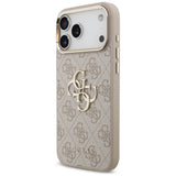 Guess iPhone 17 Pro Max/iPhone 18 Pro Max Deksel 4G Classic Logo Rosa
