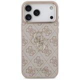 Guess iPhone 17 Pro Max/iPhone 18 Pro Max Deksel 4G Classic Logo Rosa