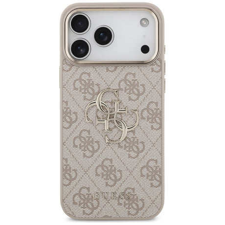 Guess iPhone 17 Pro Max/iPhone 18 Pro Max Deksel 4G Classic Logo Rosa