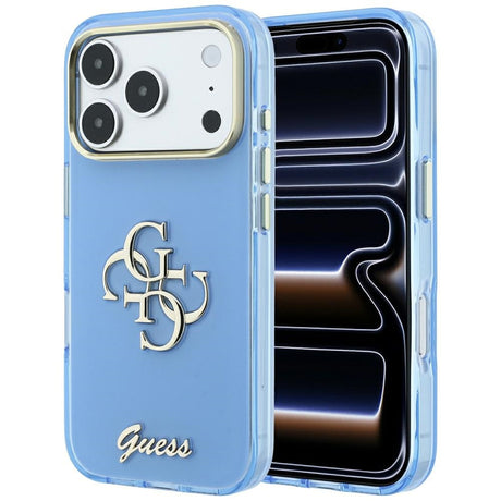 Guess iPhone 17 Pro/iPhone 18 Pro Deksel 4G Script Blå