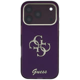Guess iPhone 17 Pro/iPhone 18 Pro Deksel 4G Script Burgundy